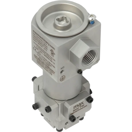 Max Machinery P213 Piston Flow Meter with Explosion Proof / ATEX Transmitter