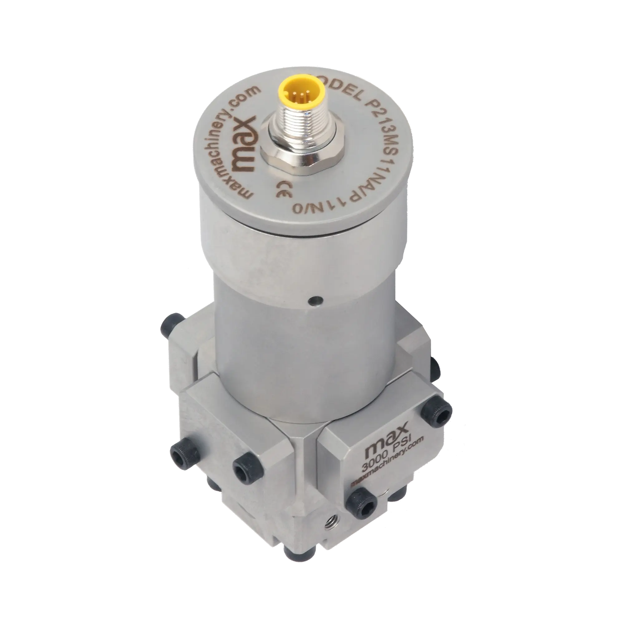 Max Machinery P213 Piston Flow Meter Front View