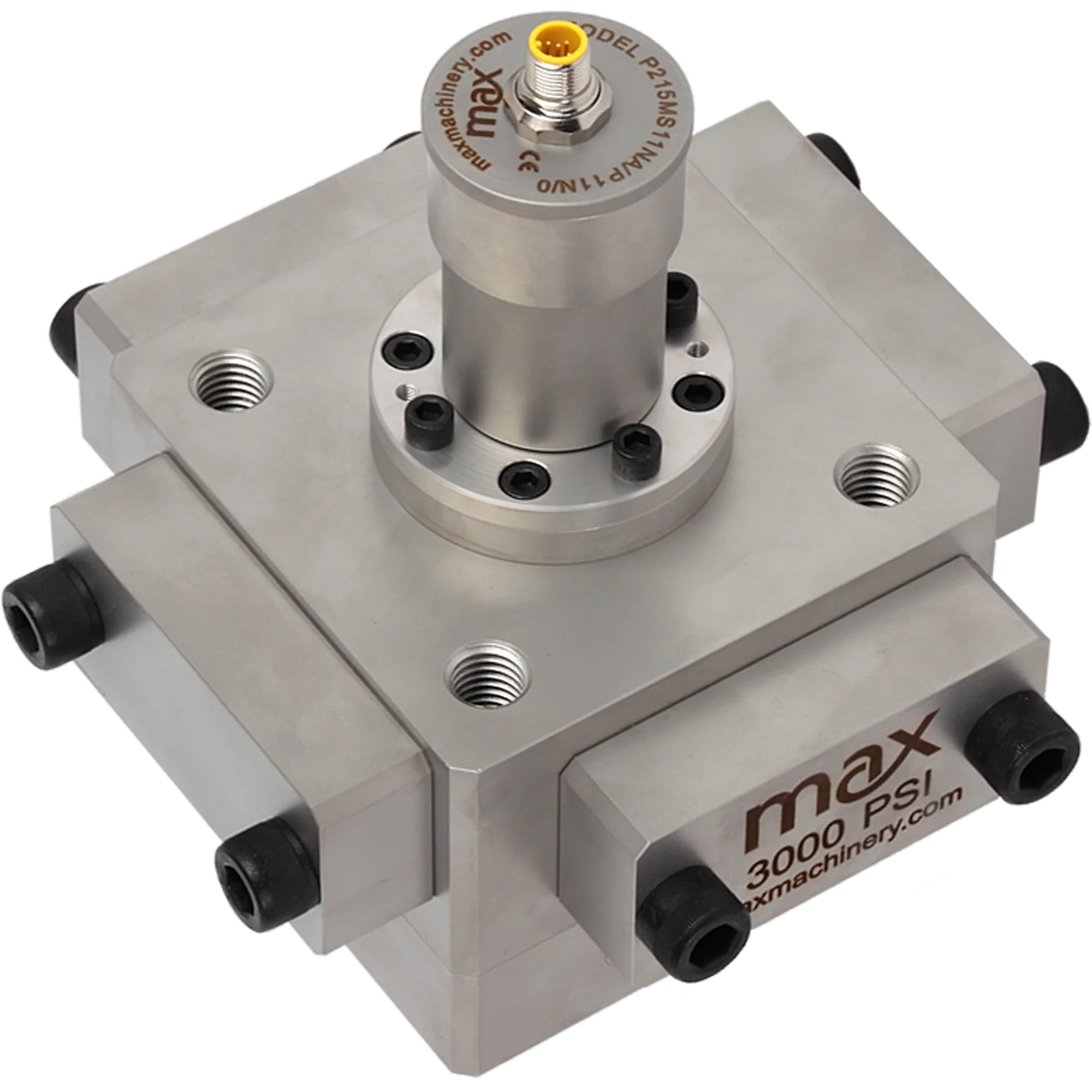 Max Machinery P215 Piston Flow Meter Front View